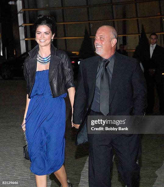 Katie Lee Joel and Billy Joel attend the wedding of Howard Stern and Beth Ostrosky at Le Cirque on October 3, 2008 in New York City.