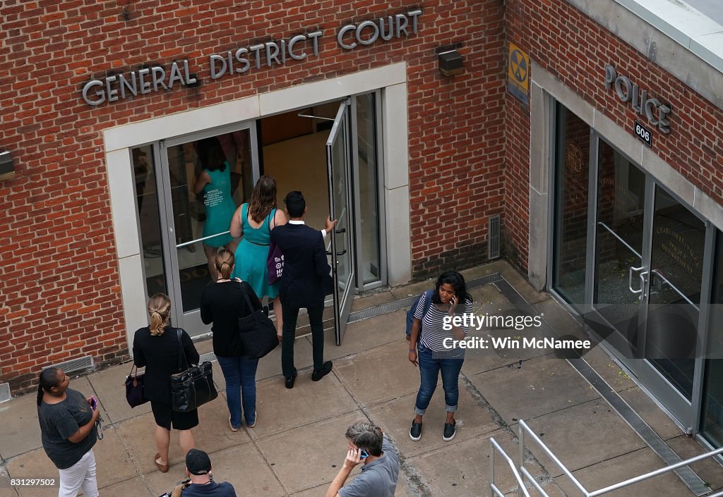 Court Hearing For James Alex Fields, Suspect Who Drove Car Into Group Of Activists Protesting After White Supremacists Rally