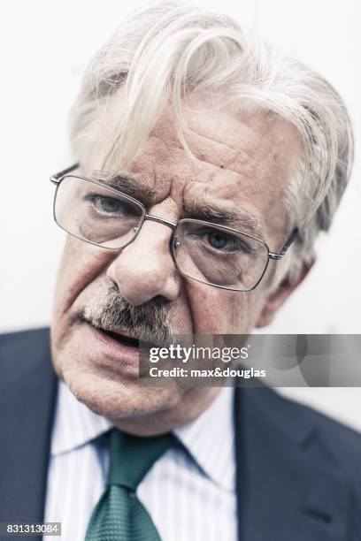 Actor Giancarlo Giannini is photographed for GQ Italy, on May 31, 2013 in Milan, Italy.