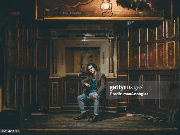 Singer Jack Savoretti is photographed for Riders Magazine, on April 19, 2016 in Milan, Italy.