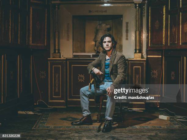 Singer Jack Savoretti is photographed for Riders Magazine, on April 19, 2016 in Milan, Italy.