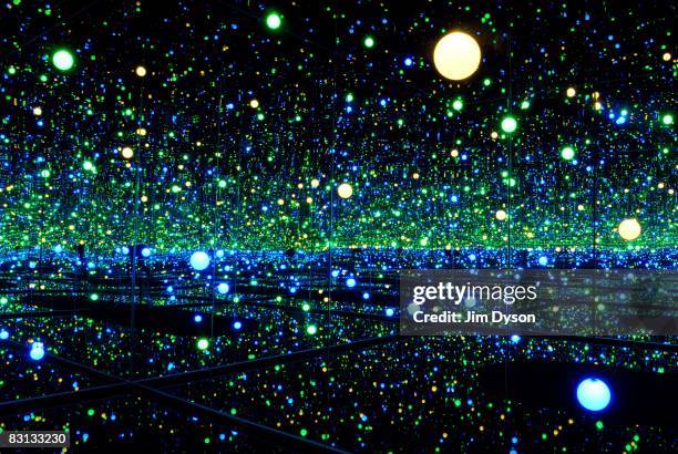 An installation by artist Yayoi Kusama at the Liverpool Biennial, International Festival Of Contemporary Art on October 4, 2008 in Liverpool,...