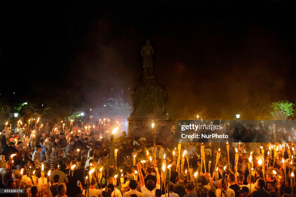 Alt Right, Neo Nazis hold torch rally at UVA