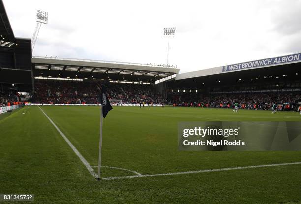 General view during the Premier League match between West Bromwich Albion and AFC Bournemouth at The Hawthorns on August 12, 2017 in West Bromwich,...