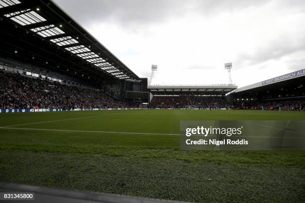 General view during the Premier League match between West Bromwich Albion and AFC Bournemouth at The Hawthorns on August 12, 2017 in West Bromwich,...