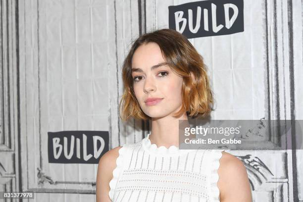 Actress Brigette Lundy-Paine attends the Build Series to discuss her new projects, "Atypical" and "The Glass Castle" at Build Studio on August 14,...