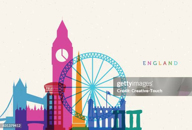 england - london landmark stock illustrations