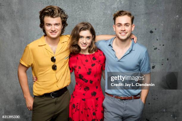 Cast of "Stranger Things" are photographed in the L.A. Times photo studio at Comic-Con 2017, in San Diego, CA on July 22, 2017. CREDIT MUST READ: Jay...