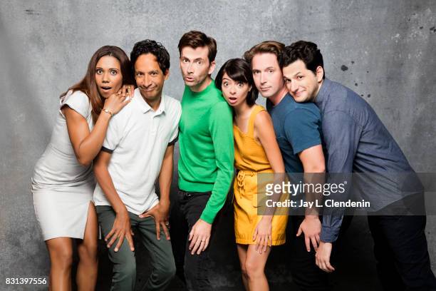 Cast of "DuckTales," are photographed in the L.A. Times photo studio at Comic-Con 2017, in San Diego, CA on July 21, 2017. CREDIT MUST READ: Jay L....