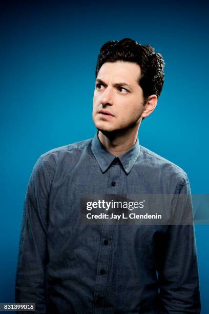 Actor Ben Schwartz, from the television series "DuckTales," is photographed in the L.A. Times photo studio at Comic-Con 2017, in San Diego, CA on...