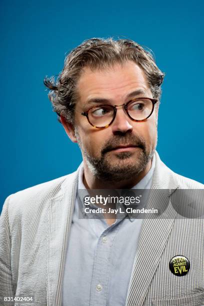 Show creator Dana Gould, from the television series "Stan Against Evil," is photographed in the L.A. Times Hero Complex photo studio at Comic-Con...