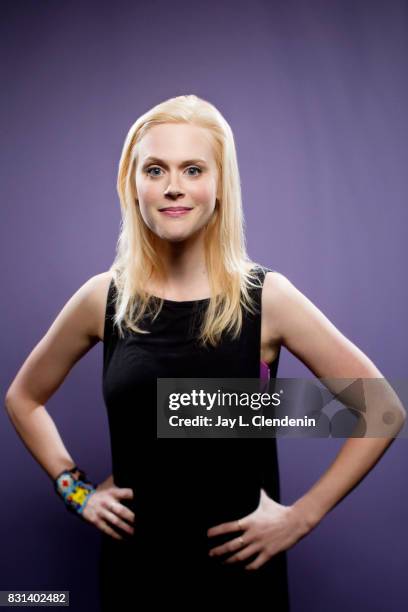 Actress Janet Varney, from the television series "Stan Against Evil," is photographed in the L.A. Times Hero Complex photo studio at Comic-Con 2017,...