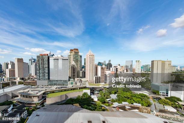 metro manila - makati stock pictures, royalty-free photos & images
