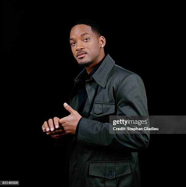 Actor Will Smith poses at a portrait session in Cannes on March 6, 2005. .