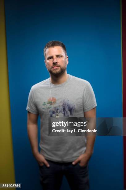 Actor James Roday, from the film, "Psych: The Movie," is photographed in the L.A. Times photo studio at Comic-Con 2017, in San Diego, CA on July 22,...