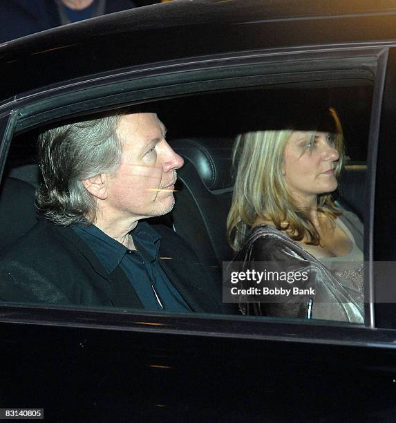 Fred Norris and Allison Norris attend the wedding of Howard Stern and Beth Ostrosky at Le Cirque on October 3, 2008 in New York City.