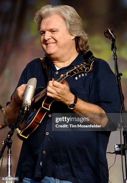 Ricky Scaggs of Ricky Scaggs & Kentucky Thunder performs as part of Hardly Strictly Bluegrass 8 at Speedway Meadow in Golden Gate Park on October 5,...