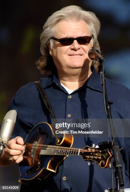 Ricky Scaggs of Ricky Scaggs & Kentucky Thunder performs as part of Hardly Strictly Bluegrass 8 at Speedway Meadow in Golden Gate Park on October 5,...