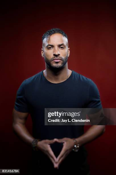 Actor Ricky Whittle, from the television series "American Gods," is photographed in the L.A. Times photo studio at Comic-Con 2017, in San Diego, CA...