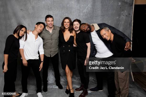 Cast of "Marvel's The Inhumans," , are photographed in the L.A. Times photo studio at Comic-Con 2017, in San Diego, CA on July 21, 2017. CREDIT MUST...