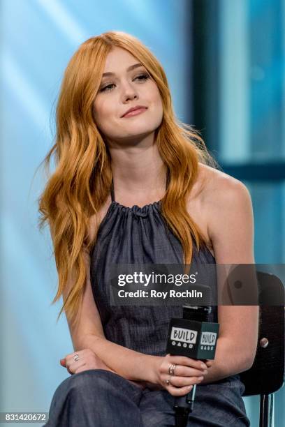 Katherine McNamara discusses "Shadowhunters" with the Build Series at Build Studio on August 14, 2017 in New York City.