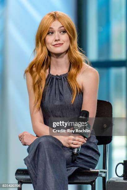 Katherine McNamara discusses "Shadowhunters" with the Build Series at Build Studio on August 14, 2017 in New York City.