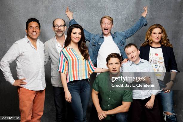 Cast of "People of Earth," are photographed in the L.A. Times photo studio at Comic-Con 2017, in San Diego, CA on July 21, 2017. CREDIT MUST READ:...