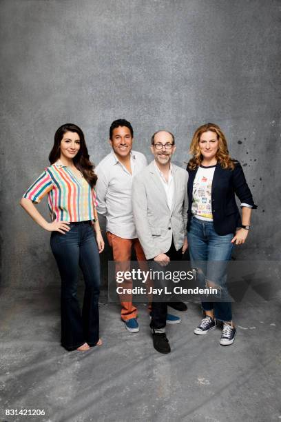 Cast of "People of Earth," are photographed in the L.A. Times photo studio at Comic-Con 2017, in San Diego, CA on July 21, 2017. CREDIT MUST READ:...