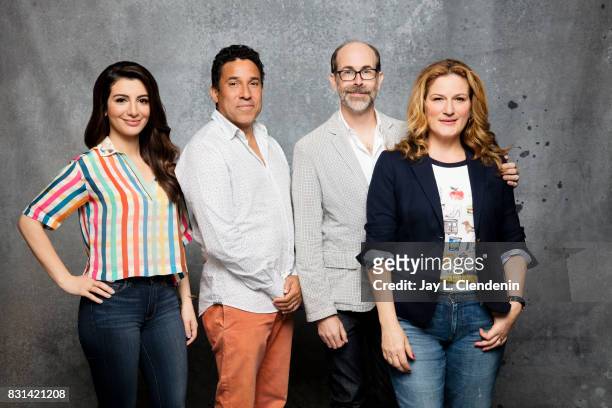 Cast of "People of Earth," are photographed in the L.A. Times photo studio at Comic-Con 2017, in San Diego, CA on July 21, 2017. CREDIT MUST READ:...