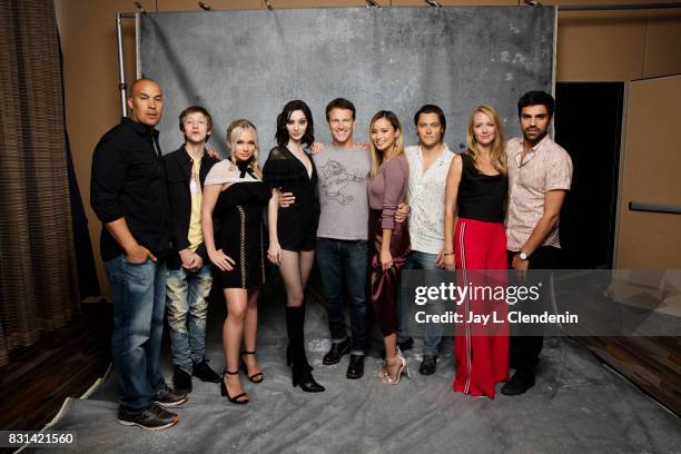 Cast of "The Gifted" are photographed in the L.A. Times photo studio at Comic-Con 2017, in San Diego, CA on July 22, 2017. CREDIT MUST READ: Jay L....