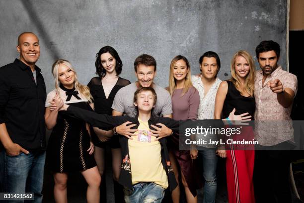 Cast of "The Gifted" are photographed in the L.A. Times photo studio at Comic-Con 2017, in San Diego, CA on July 22, 2017. CREDIT MUST READ: Jay L....