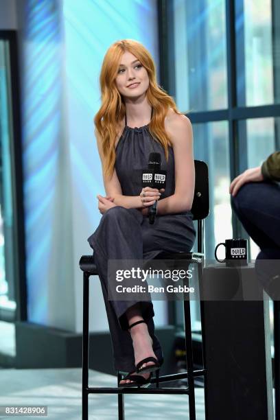 Actress Katherine McNamara attends the Build Series to discuss her show "Shadowhunters" at Build Studio on August 14, 2017 in New York City.