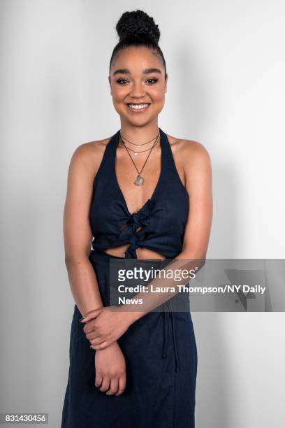 Actress Aisha Dee photographed for NY Daily News on July 18 in New York City.