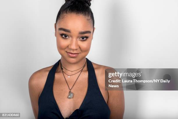 Actress Aisha Dee photographed for NY Daily News on July 18 in New York City.
