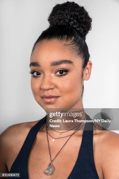 Actress Aisha Dee photographed for NY Daily News on July 18 in New York City.