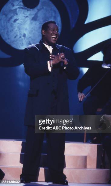 Luther Vandross performing on 'Vanessa Williams & Friends: Christmas in New York,' 1996 in New York, NY.
