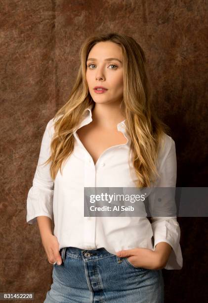 Actress Elizabeth Olsen is photographed for Los Angeles Times on July 12, 2017 in Los Angeles, California. PUBLISHED IMAGE. CREDIT MUST READ: Al...