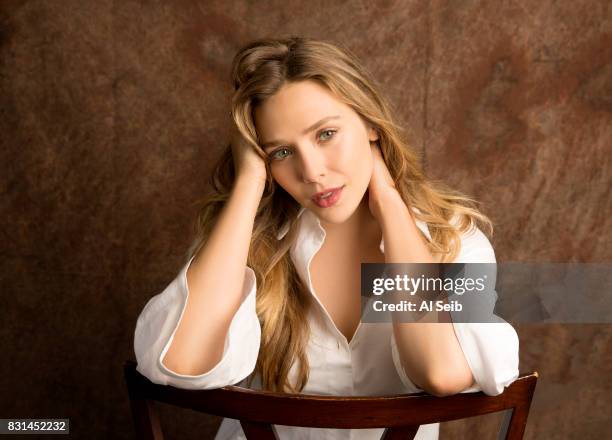 Actress Elizabeth Olsen is photographed for Los Angeles Times on July 12, 2017 in Los Angeles, California. PUBLISHED IMAGE. CREDIT MUST READ: Al...