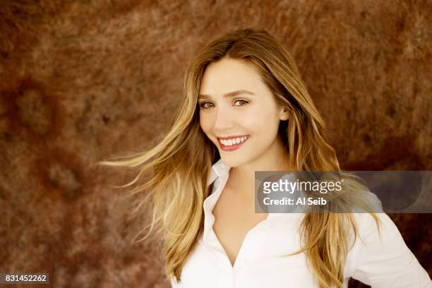 Actress Elizabeth Olsen is photographed for Los Angeles Times on July 12, 2017 in Los Angeles, California. PUBLISHED IMAGE. CREDIT MUST READ: Al...