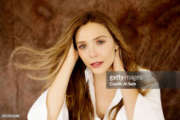 Actress Elizabeth Olsen is photographed for Los Angeles Times on July 12, 2017 in Los Angeles, California. PUBLISHED IMAGE. CREDIT MUST READ: Al...