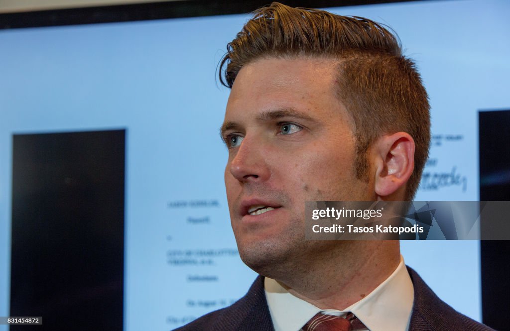 Alt Right Figure Richard Spencer Holds News Conference In Washington, D.C.