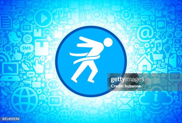 finish line icon on internet technology background - sprint phone stock illustrations