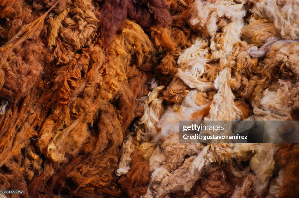 Colored Alpaca Wool