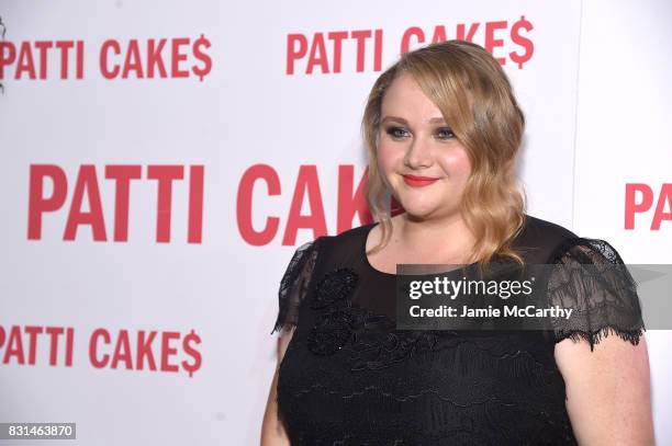 Danielle Macdonald attends the "Patti Cake$" New York Premiere at The Metrograph on August 14, 2017 in New York City.