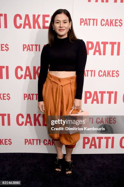 Yael Stone attends the "Patti Cake$" New York Premiere at The Metrograph on August 14, 2017 in New York City.