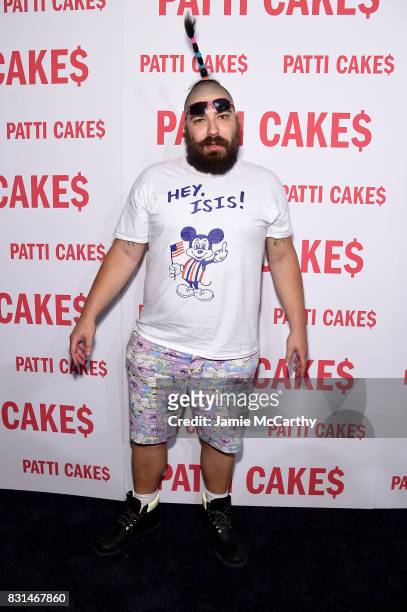 The Fat Jew attends the "Patti Cake$" New York Premiere at The Metrograph on August 14, 2017 in New York City.