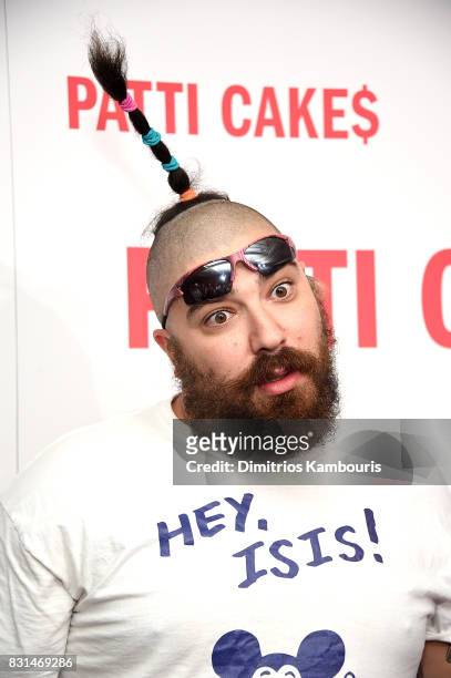 The Fat Jew attends the "Patti Cake$" New York Premiere at The Metrograph on August 14, 2017 in New York City.