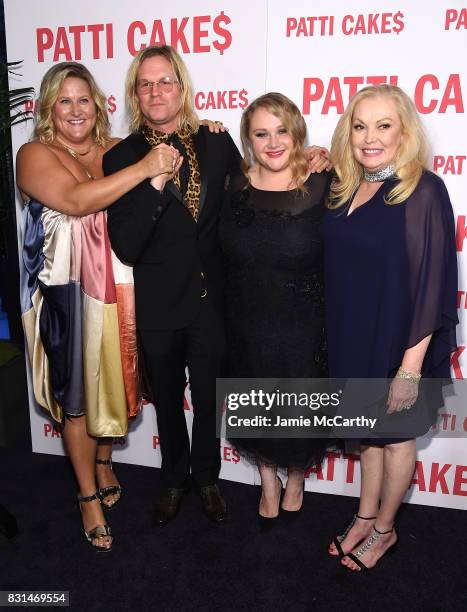 Bridget Everett, Director Geremy Jasper, Danielle Macdonald and Cathy Moriarty attend the "Patti Cake$" New York Premiere at The Metrograph on August...