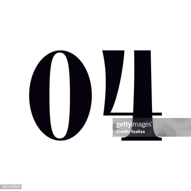 Number 04 Print Overlay Design High-Res Vector Graphic Number 04 Print Overlay Design High-Res Vector Graphic