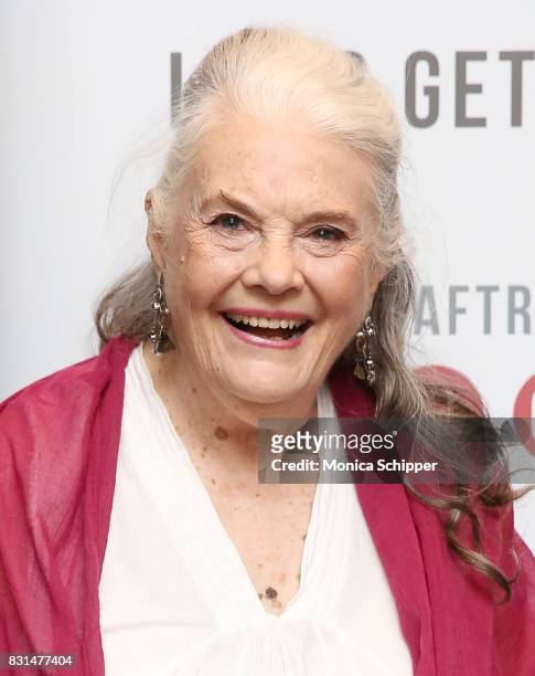Actress Lois Smith attends SAG-AFTRA Foundation Conversations: "Marjorie Prime" at SAG-AFTRA Foundation Robin Williams Center on August 14, 2017 in...